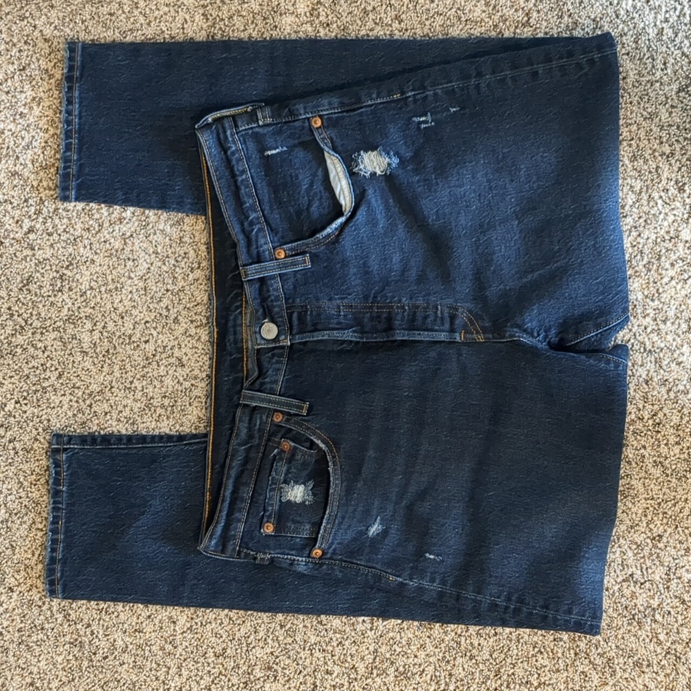 Levi's 301s Jeans Dk Blue - image 1